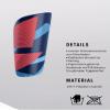 JAKO Unisex River Light Shin Guards, Sky Blue/Navy/Coral, M view 4