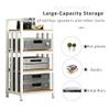 Mobile Audio and Media Stand, Hi-Fi Rack with Storage Shelves view 3