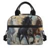 POLERO Lunch Bags for Girls, Insulated Lunch Bag, Picnic Cooler Bag for School, Reusable view 1