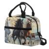 POLERO Lunch Bags for Girls, Insulated Lunch Bag, Picnic Cooler Bag for School, Reusable view 3