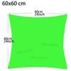 Linen Decorative Pillow Covers, 2-Pack, Coffee, 60 x 60 cm view 2