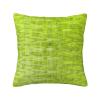 Cool Lime Green Abstract Pattern Throw Pillow Cover, Soft Polyester, 45 x 45 cm view 1