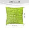 Cool Lime Green Abstract Pattern Throw Pillow Cover, Soft Polyester, 45 x 45 cm view 3