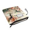 Portable Book Sleeve with Pocket, Hummingbird Floral Pattern view 2