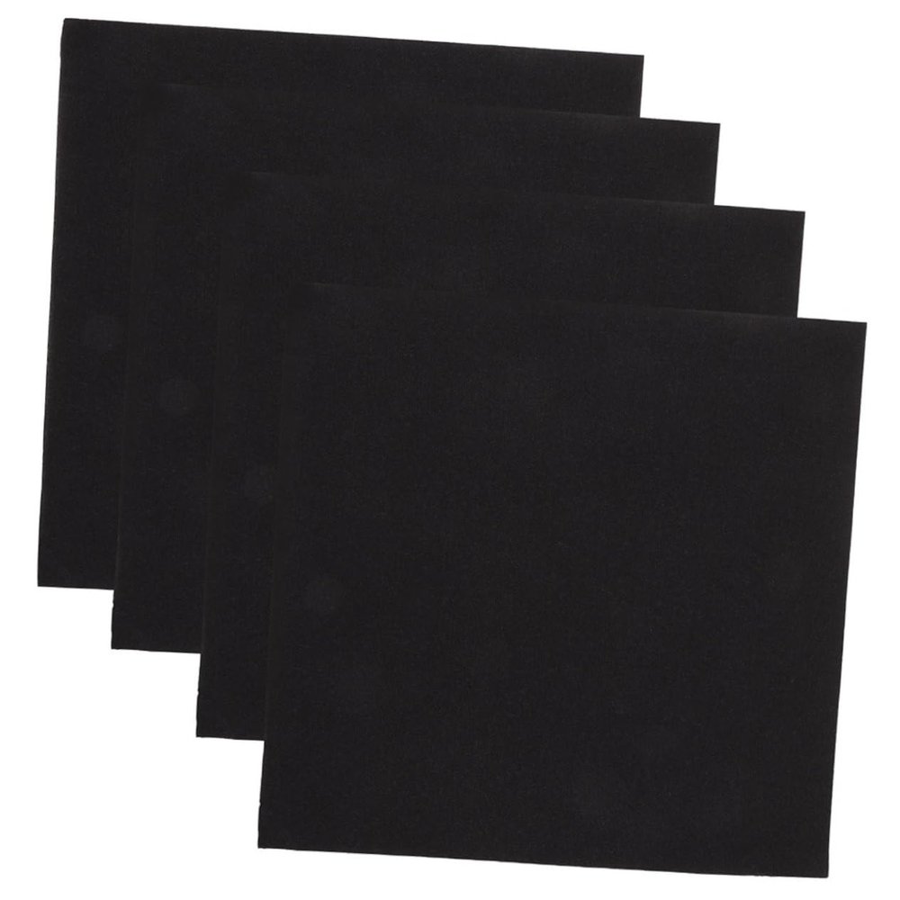 SOIMISS 100-Count Black Disposable Paper Napkins, Thick and Absorbent