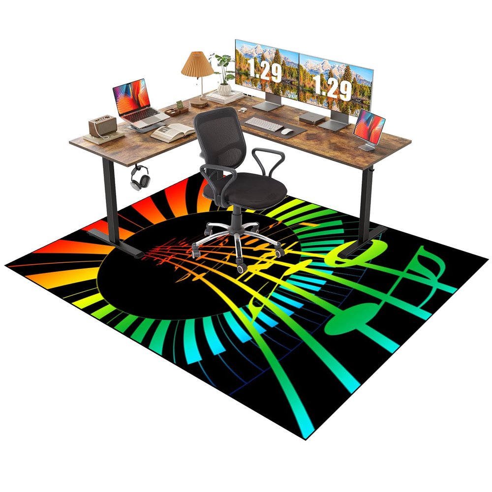 Floor Protection Mat for Office and Gaming Chairs, 140 x 180 cm