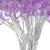 DUANxiaoyanK 50-Piece Crystal Flower Branches, Water-Drop Artificial Acrylic Flowers for DIY, Home and Wedding Decor, Purple view 2