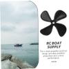 Toyvian 1 Pair RC Boat Propellers, Black PC, 4 mm, Reliable Propulsion view 3