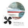 Toyvian 1 Pair RC Boat Propellers, Black PC, 4 mm, Reliable Propulsion view 4