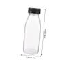 TOPBATHY 8-Piece Transparent Glass Milk and Juice Bottles view 2