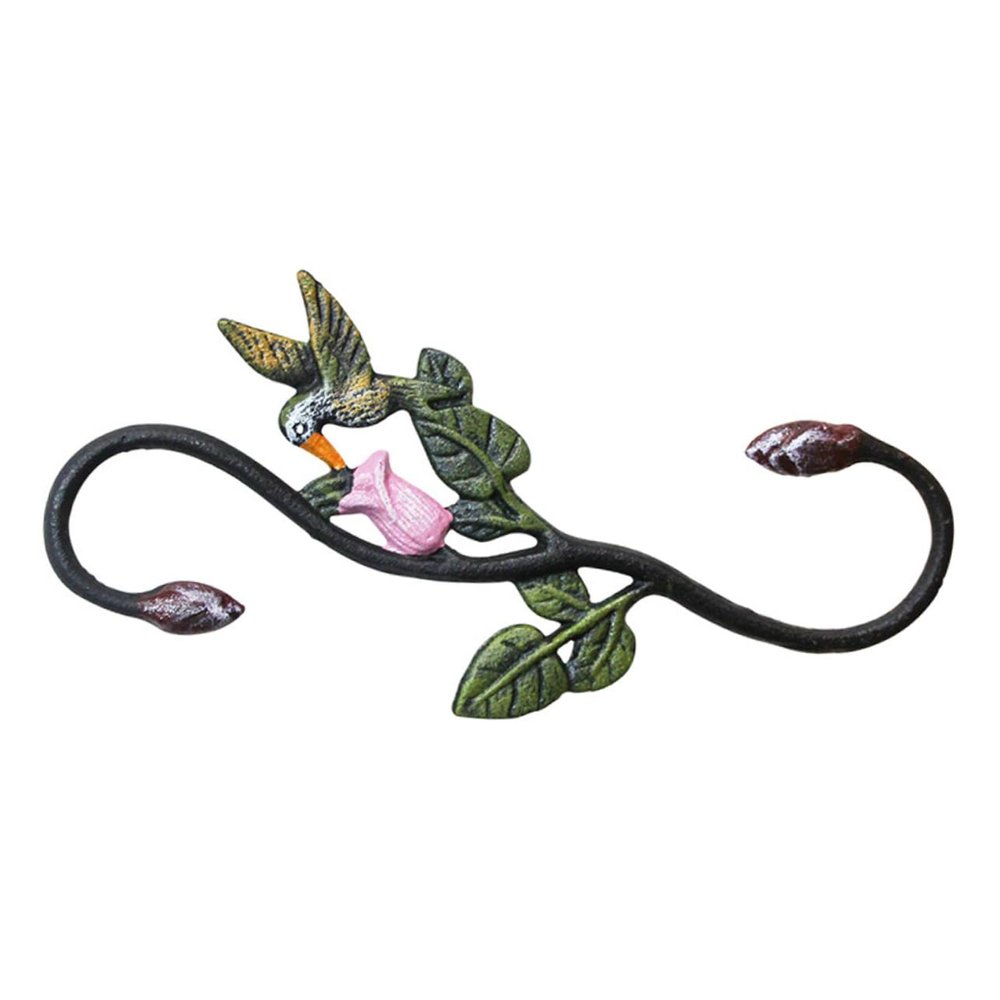 VINTORKY Cast Iron Garden S-Hooks for Plants and Bird Feeders