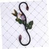 VINTORKY Cast Iron Garden S-Hooks for Plants and Bird Feeders view 4