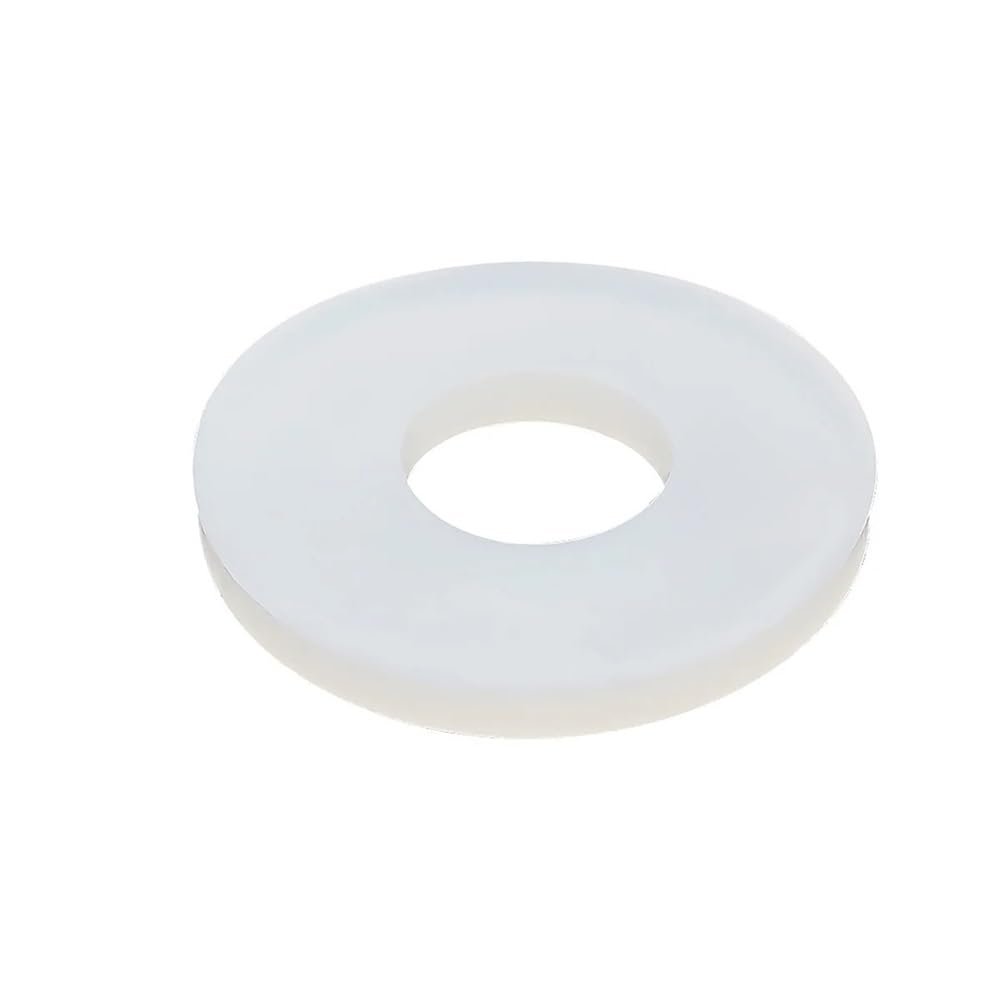 LYVQZPWLR Flat Silicone Rubber Gaskets, 10-Pack, Faucet O-Rings