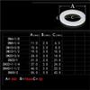LYVQZPWLR Flat Silicone Rubber Gaskets, 10-Pack, Faucet O-Rings view 3