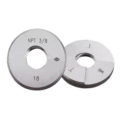 KLNCXC NPT Tapered Pipe Thread Ring Gauge, NPT 1-16-27
