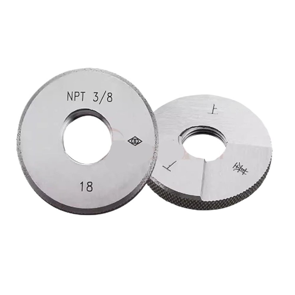 KLNCXC NPT Tapered Pipe Thread Ring Gauge, NPT 1-16-27