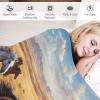 Horse Plush Flannel Fleece Throw Blanket, Soft Warm Sofa Blanket, Easy-Care, 140 x 180 cm view 3