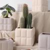 GLigeT Light Gray Square Terracotta Flower Pot for Indoor and Outdoor Use view 3