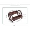GLigeT Wooden Flower Pot Stand, Garden Decorative Planter, Outdoor Balcony, Solid Wood Planter Box, Multi-Tier Plant Stand view 2