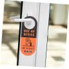 Please Knock Double-Sided PVC Door Hanger for Office Doors view 1