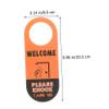 Please Knock Double-Sided PVC Door Hanger for Office Doors view 2