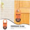 Please Knock Double-Sided PVC Door Hanger for Office Doors view 3
