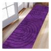Siunwdiy Modern Hallway Runner Rug, Non-Slip, 100 x 480 cm, Purple, Washable view 4