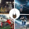 Generic Mesh Ball Bag, Volleyball Carry Bag with Zipper, Waterproof Net Bag, Single-Shoulder Sports Storage Pack for Campus and Park, 49.6 x 3.15 x 12.2 cm view 4