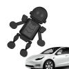 Robot-Shaped Car Vent Phone Mount, 360° Rotation, Strong Grip view 1