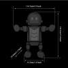 Robot-Shaped Car Vent Phone Mount, 360° Rotation, Strong Grip view 2