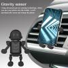 Robot-Shaped Car Vent Phone Mount, 360° Rotation, Strong Grip view 4