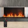 50 cm Water Vapor Electric Fireplace with 3D Mist Flame, No Heat view 1