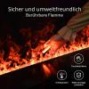50 cm Water Vapor Electric Fireplace with 3D Mist Flame, No Heat view 3