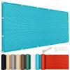 CONGCLI Rectangular Shade Sail 170 x 220 cm, HDPE, Sky Blue view 1