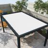 Rectangular Sun Shade Sail 270 x 270 cm, UV Protection, Breathable, White view 2