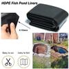 Pond Liner for Fish Ponds, 2 x 2 m, 3 x 10 m, 4 x 6 m, 7 x 8 m, 10 x 15 m, Waterproof HDPE Black Water Garden Membrane, 0.12 mm Thick, Puncture- and Tear-Resistant, for G view 3