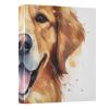 Golden Retriever 3-Ring Binder, 3.8 cm, Round, for 200 Documents view 1