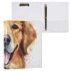 Golden Retriever 3-Ring Binder, 3.8 cm, Round, for 200 Documents view 3
