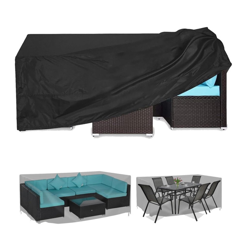 AEXOIO Large Outdoor Furniture Cover, Waterproof, 320 x 225 x 95 cm, 420D Oxford Fabric
