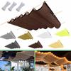 Retractable Wave Shade Sail 300 x 550 cm, Adjustable, Waterproof, UV-Resistant, Rust Red view 1