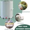 Collapsible Garden Rain Barrel with Stand and Water Tap, 200 L, Zipper Cover, Blue view 4