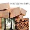 Unpainted Solid Wood Café Saloon Doors with Hinges, W 110 x H 90 cm view 4