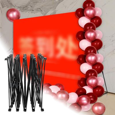 EXCLURA Pop-Up Display Stand, Foldable Fabric Backdrop Stand, Black, 2.3 m x 1.55 m