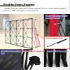 EXCLURA Pop-Up Display Stand, Foldable Fabric Backdrop Stand, Black, 2.3 m x 1.55 m view 2