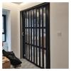 MZZKFC 2–6 ft PVC Telescoping Folding Door, Adjustable Sliding Accordion Interior Door with Aluminum Top Track (38 x 80 in) view 1