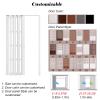 MZZKFC 2–6 ft PVC Telescoping Folding Door, Adjustable Sliding Accordion Interior Door with Aluminum Top Track (38 x 80 in) view 3