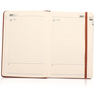 A5 Brown Paper Appointment Planner for Students