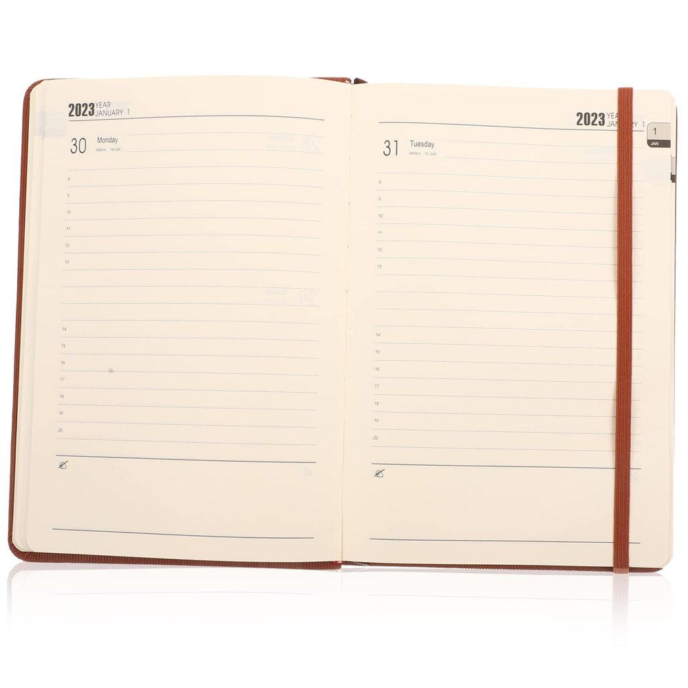 A5 Brown Paper Appointment Planner for Students