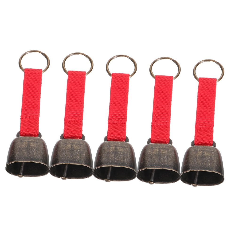 5-Pack Iron Hiking Bells with Loud Sound for Camping