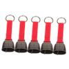 5-Pack Iron Hiking Bells with Loud Sound for Camping view 1